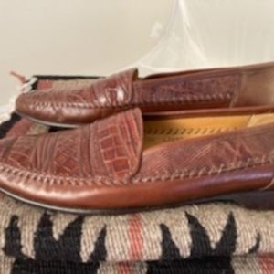 Superb Mezlan Sebastian Lizard Skin Loafers, 10 M.